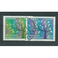 Alemania Federal Correo 1962 Yvert 255/6 usado