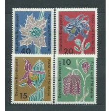 Alemania Federal Correo 1963 Yvert 264/7 ** Mnh Flora