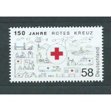 Alemania Federal Correo 2013 Yvert 2825 ** Mnh Cruz roja