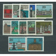 Alemania Federal Correo 1964 Yvert 288/95D ** Mnh Barcos