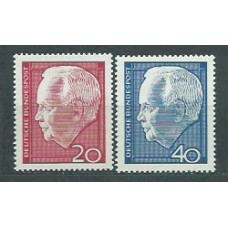 Alemania Federal Correo 1964 Yvert 305/6 ** Mnh Personaje