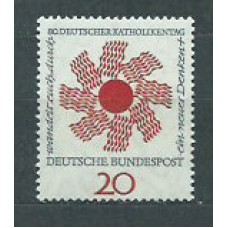 Alemania Federal Correo 1964 Yvert 309 ** Mnh Religión