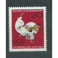 Alemania Federal Correo 1964 Yvert 319 ** Mnh Juegos Olimpicos de Verano Tokyo