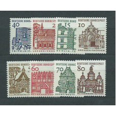 Alemania Federal Correo 1964 Yvert 322/8 ** Mnh Edificios Historicos