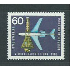 Alemania Federal Correo 1965 Yvert 335 ** Mnh Avión