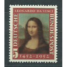 Alemania Federal Correo 1952 Yvert 34 * Mh Pintura