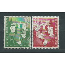 Alemania Federal Correo 1952 Yvert 39/40 usado