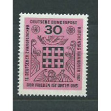 Alemania Federal Correo 1967 Yvert 401 ** Mnh Religión