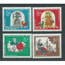 Alemania Federal Correo 1967 Yvert 403/6 ** Mnh Cuentos