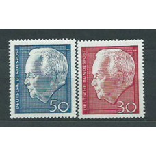 Alemania Federal Correo 1967 Yvert 407/8 ** Mnh Personaje