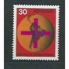 Alemania Federal Correo 1967 Yvert 410 ** Mnh Religión