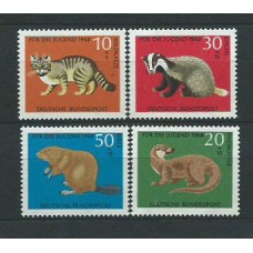 Alemania Federal Correo 1968 Yvert 414/7 ** Mnh Fauna