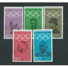 Alemania Federal Correo 1968 Yvert 426/30 ** Mnh Juegos Olimpicos de Mexico