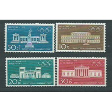 Alemania Federal Correo 1970 Yvert 487/90 ** Mnh Juegos Olimpicos