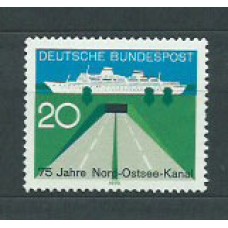 Alemania Federal Correo 1970 Yvert 493 ** Mnh Barco