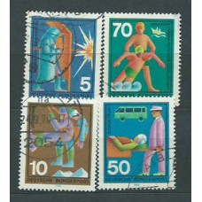 Alemania Federal Correo 1970 Yvert 497/500 usado