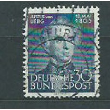 Alemania Federal Correo 1953 Yvert 52 usado Personaje