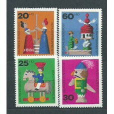 Alemania Federal Correo 1971 Yvert 551/4 ** Mnh Juguetes