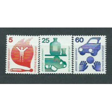 Alemania Federal Correo 1971 Yvert 555/7 ** Mnh