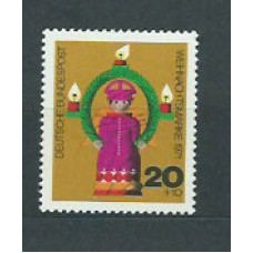 Alemania Federal Correo 1971 Yvert 558 ** Mnh Navidad