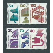 Alemania Federal Correo 1972 Yvert 574/8 ** Mnh