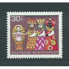 Alemania Federal Correo 1972 Yvert 598 ** Mnh Navidad