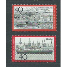 Alemania Federal Correo 1973 Yvert 611/2  ** Mnh Turismo