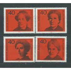 Alemania Federal Correo 1974 Yvert 640/3 ** Mnh Mujeres celebres