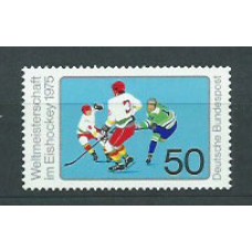 Alemania Federal Correo 1975 Yvert 684 ** Mnh Campeonato del Mundo de Hockey