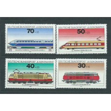 Alemania Federal Correo 1975 Yvert 685/8 ** Mnh Trenes