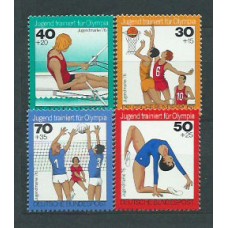 Alemania Federal Correo 1976 Yvert 731/4 ** Mnh Deportes