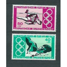 Alemania Federal Correo 1976 Yvert 735/8 ** Mnh Juegos Olimpicos de Montreal