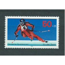 Alemania Federal Correo 1978 Yvert 805 ** Mnh Deportes Esqui