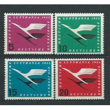 Alemania Federal Correo 1955 Yvert 81/4 * Mh