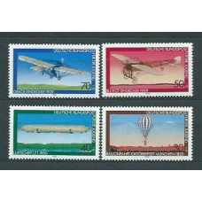 Alemania Federal Correo 1978 Yvert 811/4 ** Mnh Aeronautica