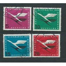 Alemania Federal Correo 1955 Yvert 81/4 usado