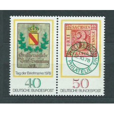 Alemania Federal Correo 1978 Yvert 827/8 ** Mnh Dia del Sello