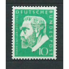 Alemania Federal Correo 1955 Yvert 85 ** Mnh Personaje