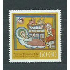 Alemania Federal Correo 1980 Yvert 912 ** Mnh Navidad