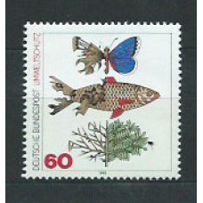 Alemania Federal Correo 1981 Yvert 919 ** Mnh Protección de la Naturaleza