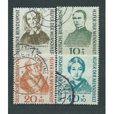 Alemania Federal Correo 1955 Yvert 98/101 usado