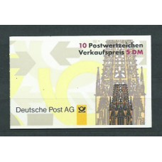 Alemania Federal Correo 1989 Yvert 1238b(III) Carnet ** Mnh