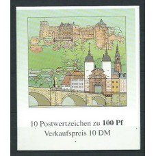 Alemania Federal Correo 1996 Yvert 1700 Carnet ** Mnh