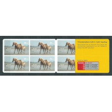 Alemania Federal Correo 2007 Yvert 2459 Carnet ** Mnh Fauna. Caballos