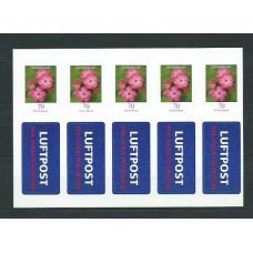 Alemania Federal Correo 2009 Yvert 2533-1 Carnet ** Mnh Flores