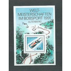 Alemania Federal Hojas 1991 Yvert 22 ** Mnh Deportes