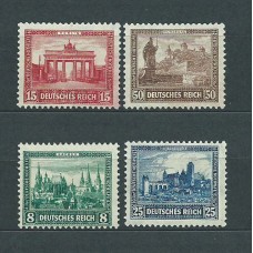 Alemania Imperio Correo 1930 Yvert 431/4 ** Mnh Exposición Filatelica