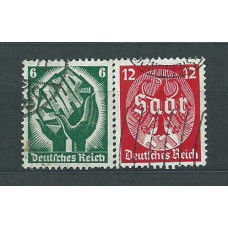 Alemania Imperio Correo 1934 Yvert 509/10 usado