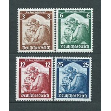 Alemania Imperio Correo 1935 Yvert 524/7 ** Mnh