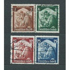 Alemania Imperio Correo 1935 Yvert 524/7 usado